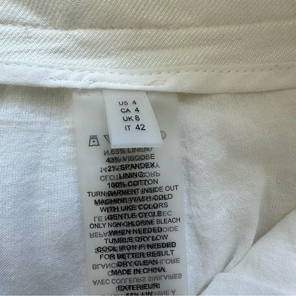 NWT!!! Elie Tahari women linen pants size US 4 Retail 325$ - Picture 7 of 13